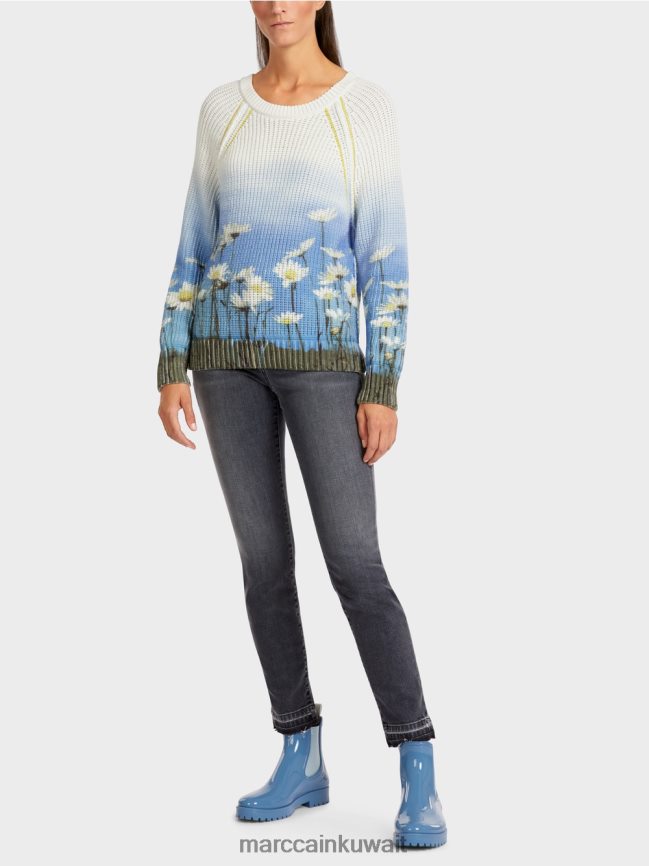 Marc Cain سترة "محبوكة في ألمانيا" LVN0D61186 ملابس أزور