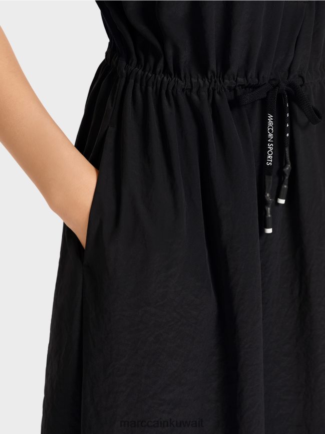 Marc Cain اللباس في مواد مختلطة LVN0D6118 ملابس أسود