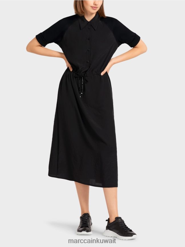 Marc Cain اللباس في مواد مختلطة LVN0D6118 ملابس أسود