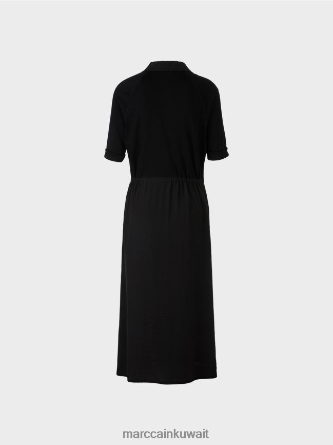 Marc Cain اللباس في مواد مختلطة LVN0D6118 ملابس أسود