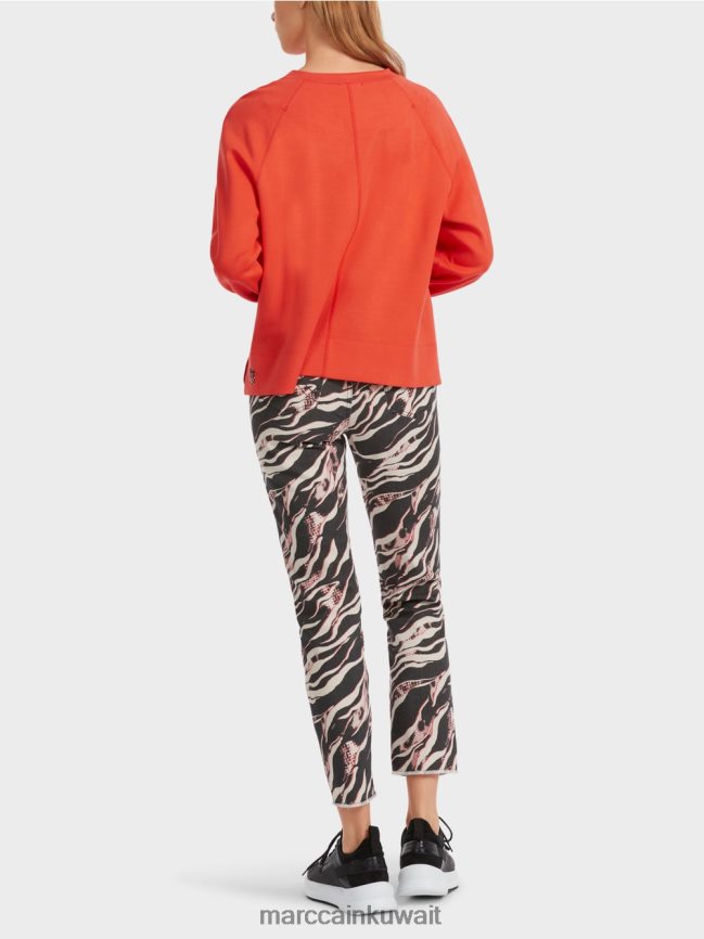 Marc Cain سترة راجلان مع مزيج من المواد LVN0D61223 ملابس كامباري