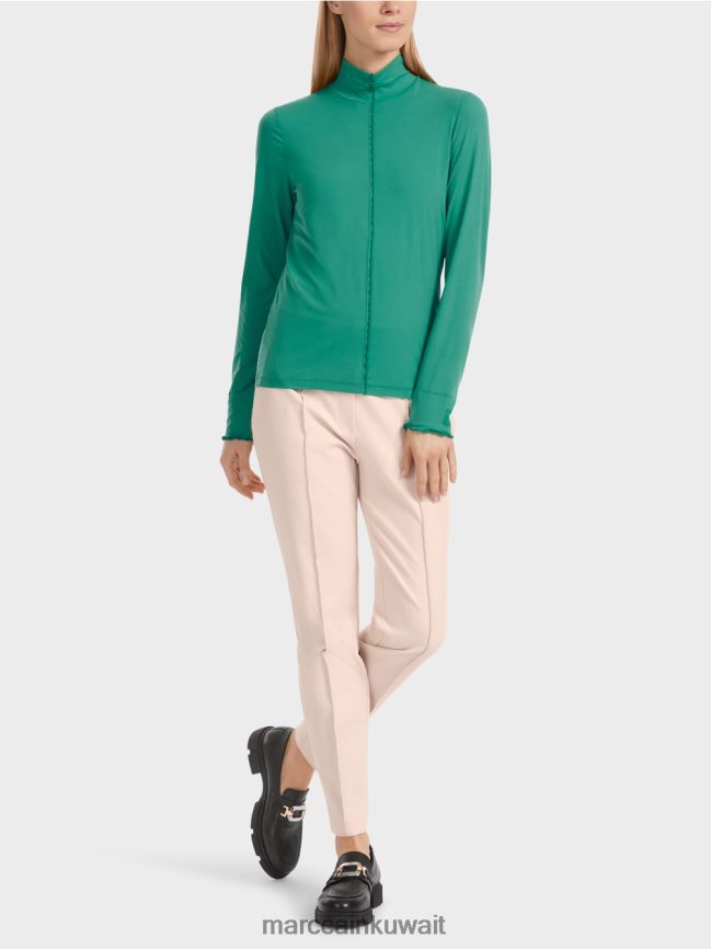 Marc Cain قميص بأكمام طويلة وياقة واقفة LVN0D61237 ملابس المينا