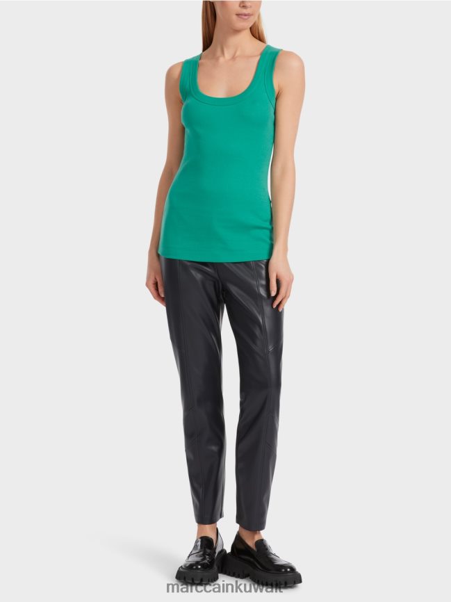 Marc Cain جزء علوي من القطن بدون أكمام LVN0D61242 ملابس المينا