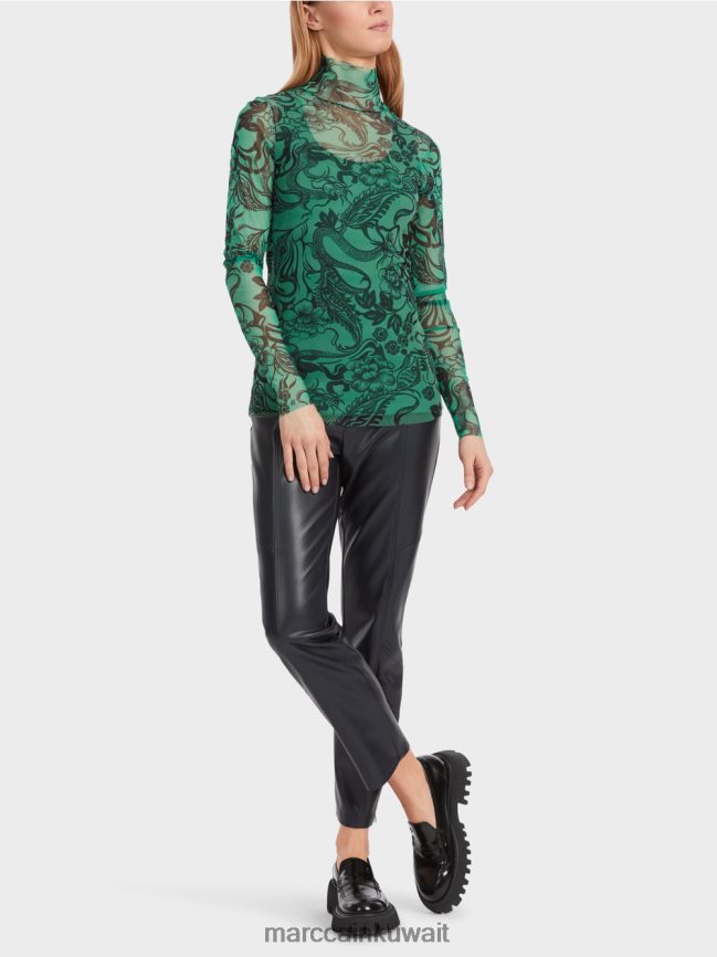 Marc Cain تول مطبوع بأكمام طويلة LVN0D61244 ملابس المينا