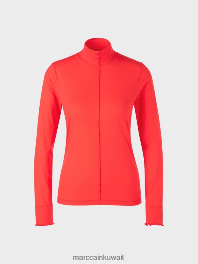 Marc Cain قميص بأكمام طويلة وياقة واقفة LVN0D61255 ملابس كامباري