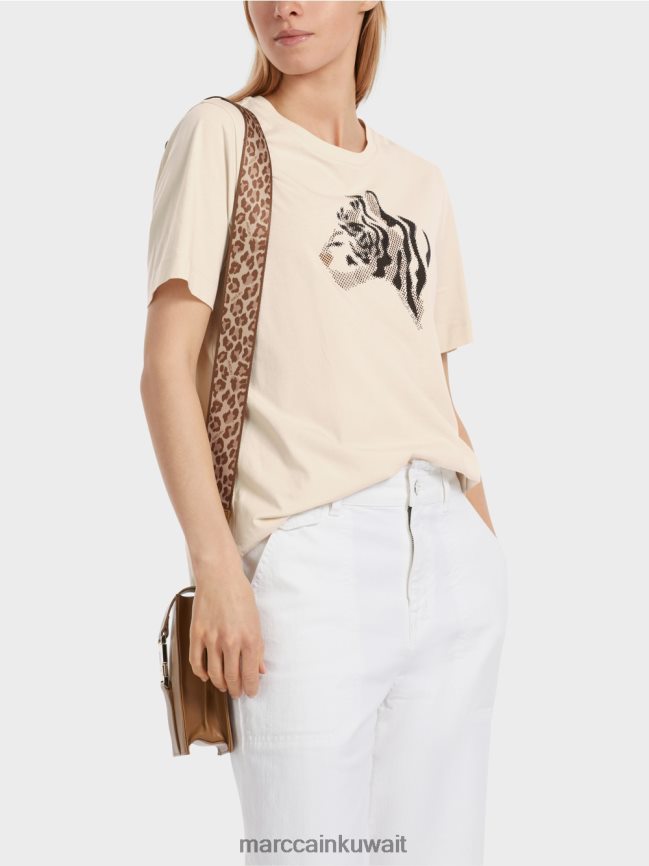 Marc Cain تي شيرت بحجر الراين 