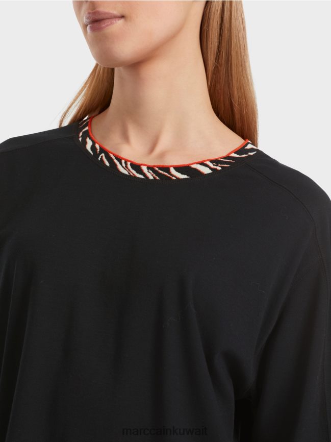 Marc Cain قميص واسع بعبارة 
