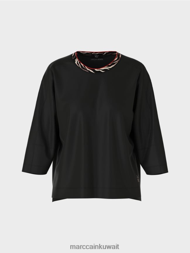 Marc Cain قميص واسع بعبارة 