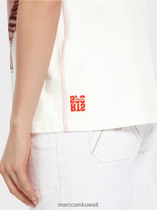 Marc Cain تي شيرت بتصميم ليو 