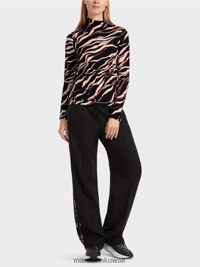 Marc Cain قميص طويل الأكمام بتصميم ليو LVN0D61267 ملابس كامباري