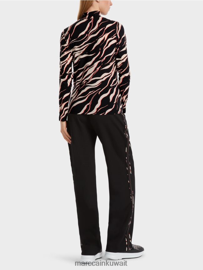 Marc Cain قميص طويل الأكمام بتصميم ليو LVN0D61267 ملابس كامباري