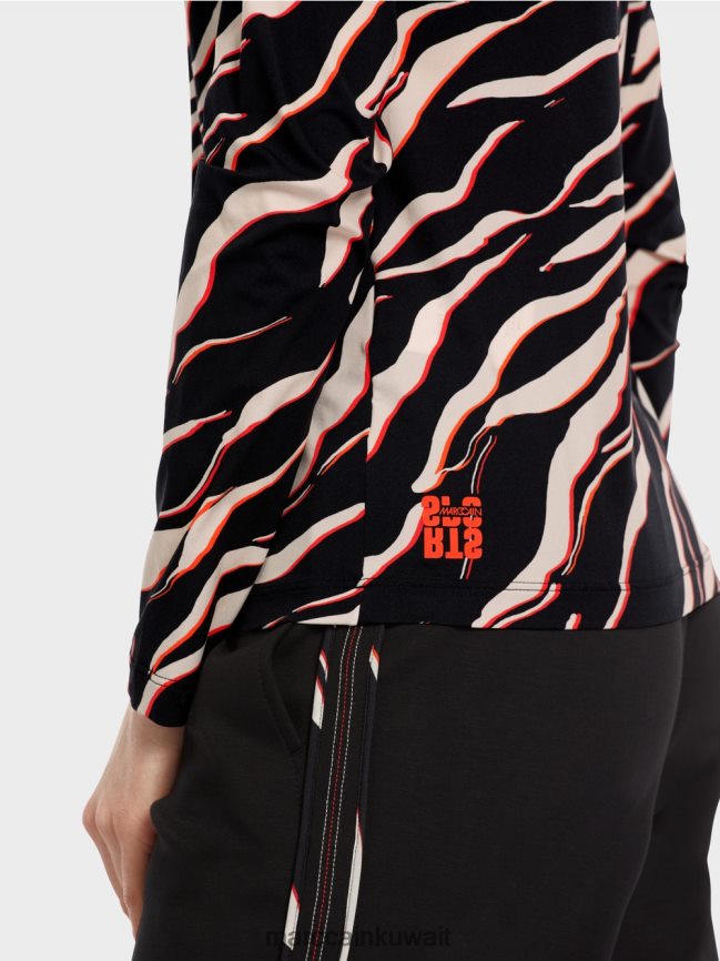 Marc Cain قميص طويل الأكمام بتصميم ليو LVN0D61267 ملابس كامباري