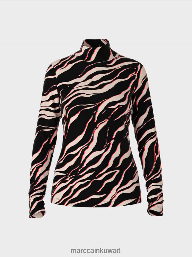 Marc Cain قميص طويل الأكمام بتصميم ليو LVN0D61267 ملابس كامباري