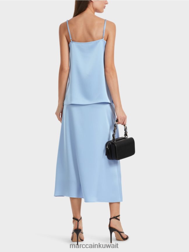 Marc Cain أعلى مع سلسلة نحيلة LVN0D61289 ملابس سماء الصيف المظلمة