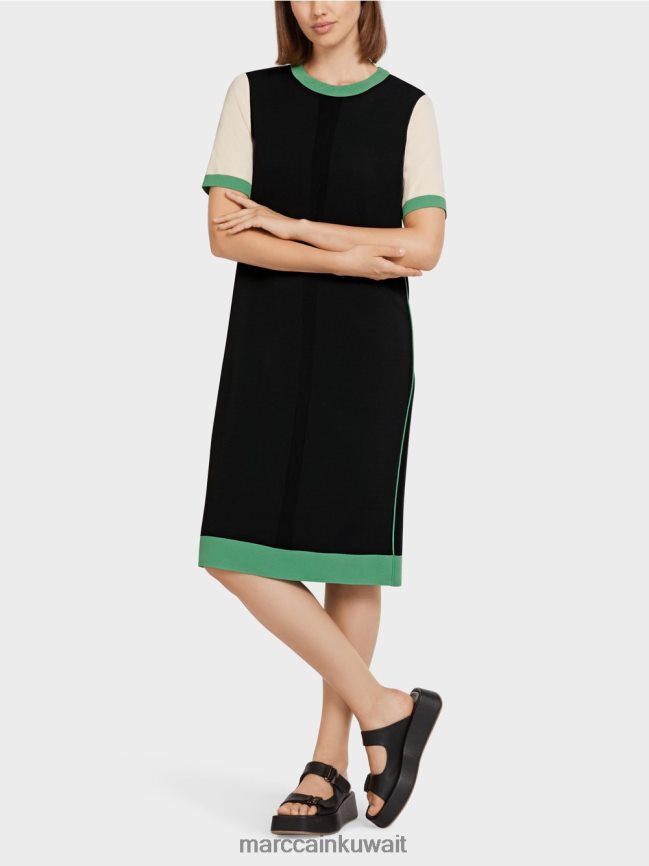 Marc Cain فستان برقبة دائرية 