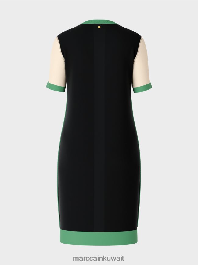 Marc Cain فستان برقبة دائرية 