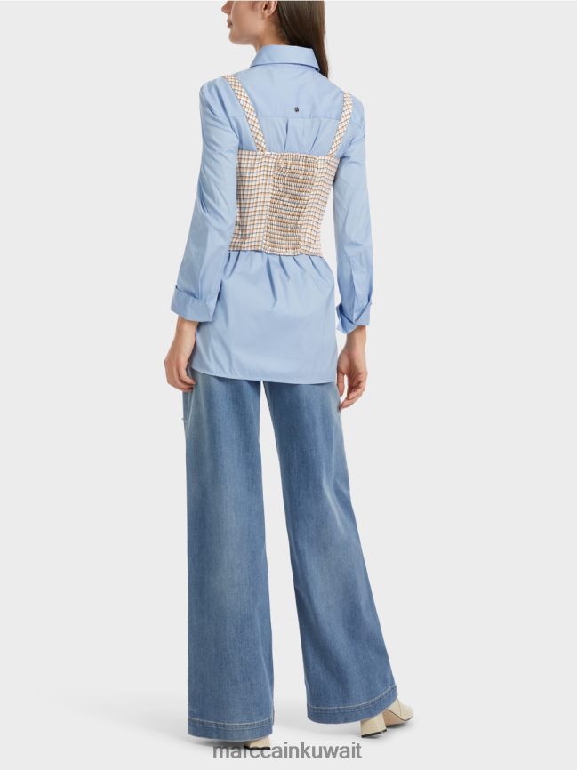 Marc Cain بوستير منقوشة LVN0D61291 ملابس سماء الصيف المظلمة