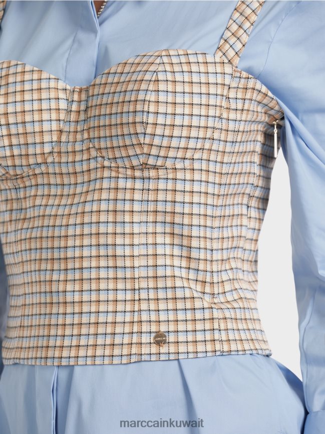 Marc Cain بوستير منقوشة LVN0D61291 ملابس سماء الصيف المظلمة