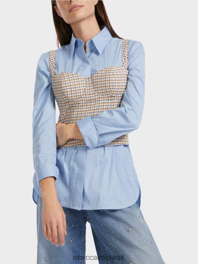 Marc Cain بوستير منقوشة LVN0D61291 ملابس سماء الصيف المظلمة