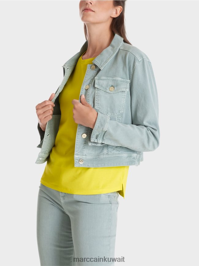 Marc Cain تيشيرت بياقة دائرية واسعة LVN0D61313 ملابس ليمون ناعم