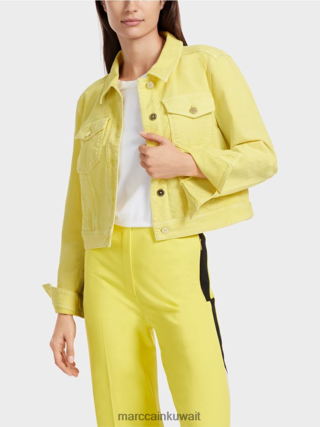 Marc Cain تي شيرت مع تطبيق الطيور LVN0D61317 ملابس أبيض