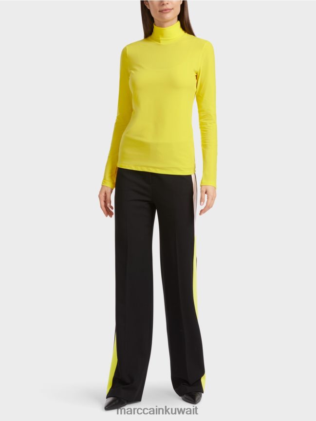 Marc Cain تي شيرت برقبة دائرية LVN0D61325 ملابس ليمون ناعم