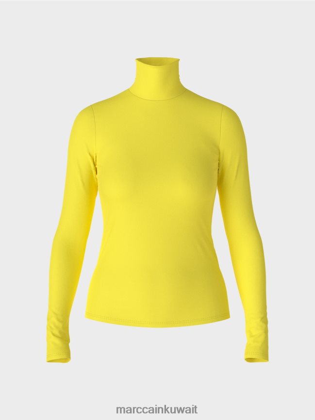 Marc Cain تي شيرت برقبة دائرية LVN0D61325 ملابس ليمون ناعم