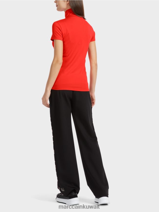 Marc Cain تي شيرت برقبة عالية LVN0D61333 ملابس كامباري