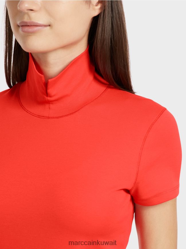 Marc Cain تي شيرت برقبة عالية LVN0D61333 ملابس كامباري