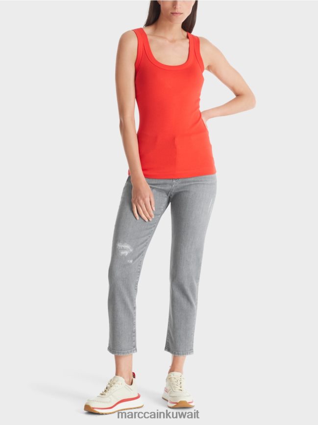 Marc Cain أعلى الخزان مضلع غرامة LVN0D61341 ملابس كامباري