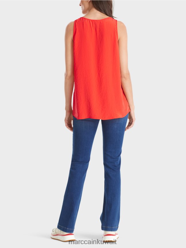Marc Cain قمة خفيفة الوزن بلا أكمام LVN0D61347 ملابس كامباري