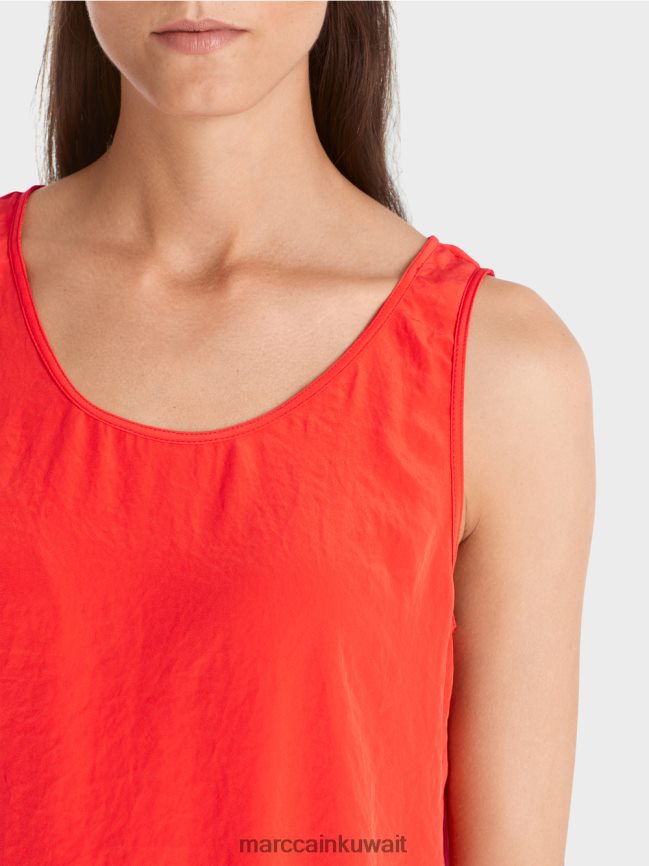 Marc Cain قمة خفيفة الوزن بلا أكمام LVN0D61347 ملابس كامباري