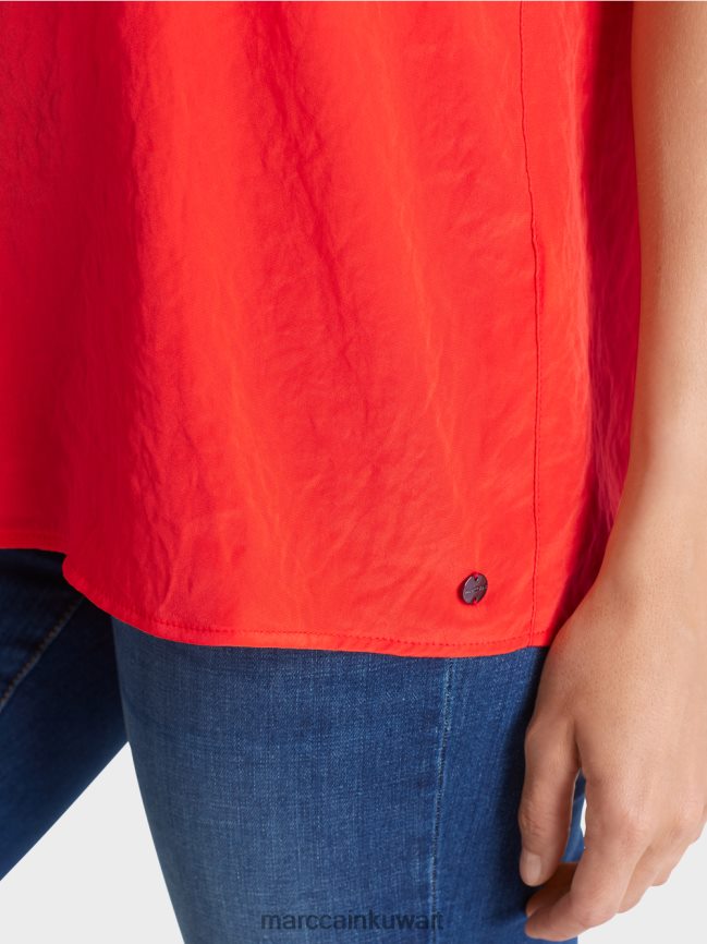 Marc Cain قمة خفيفة الوزن بلا أكمام LVN0D61347 ملابس كامباري