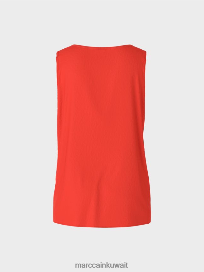 Marc Cain قمة خفيفة الوزن بلا أكمام LVN0D61347 ملابس كامباري