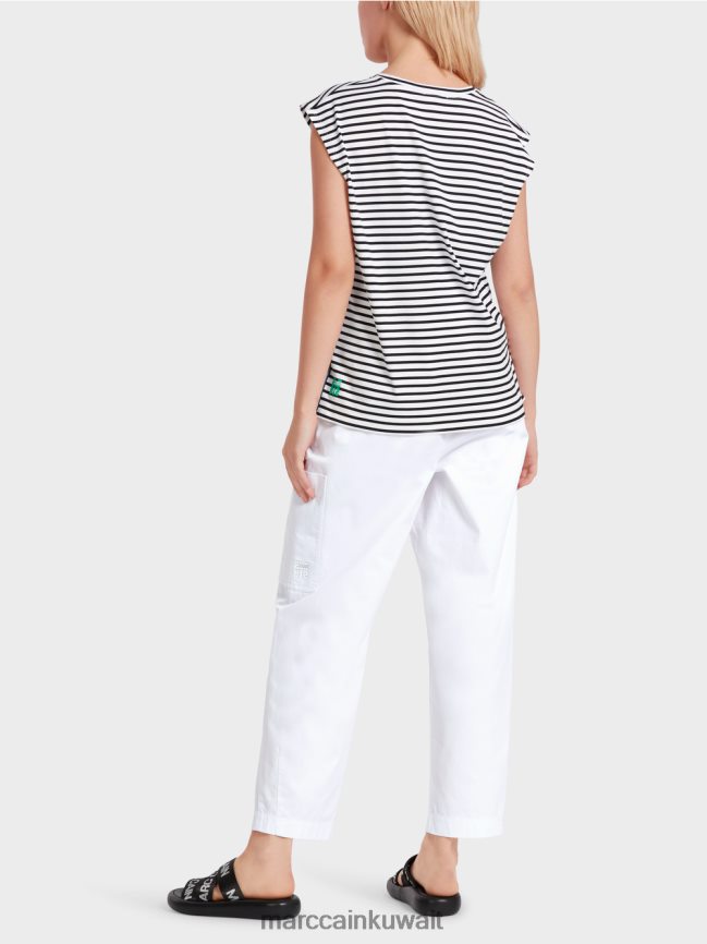 Marc Cain قميص مخطط عارضة LVN0D61357 ملابس شريط