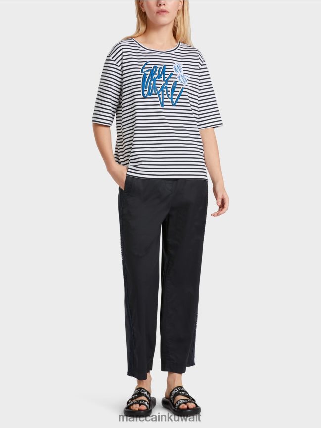 Marc Cain تي شيرت مع بيان LVN0D61362 ملابس شريط