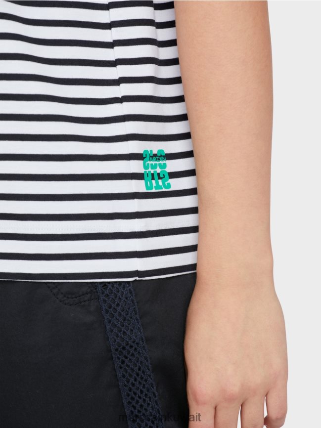 Marc Cain تي شيرت مع بيان LVN0D61362 ملابس شريط