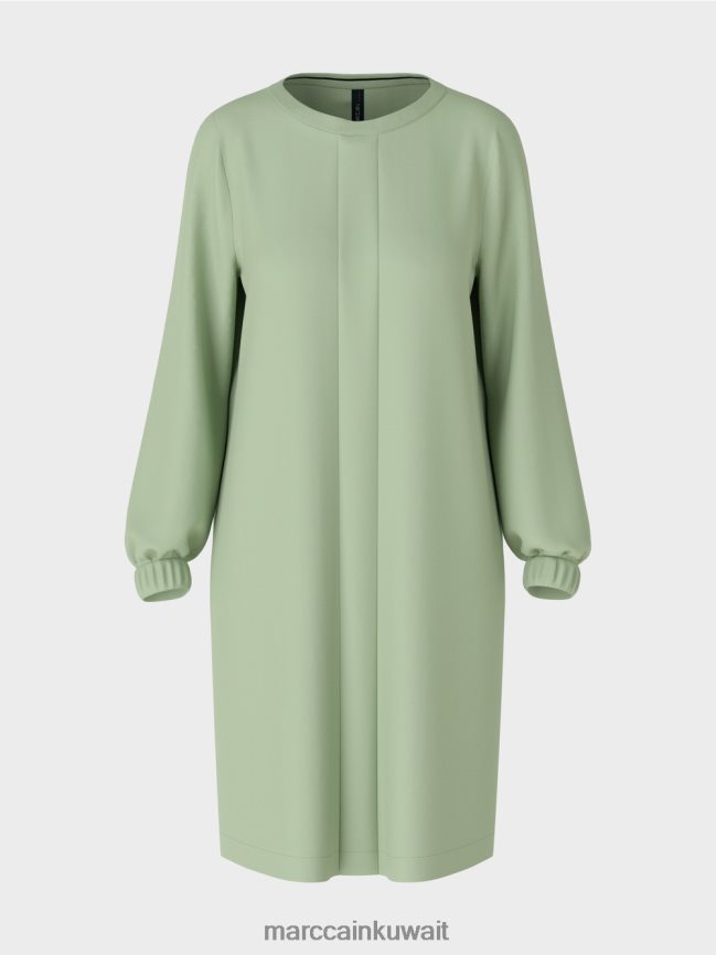 Marc Cain فستان قصير رياضي LVN0D6139 ملابس مسحوق النعناع