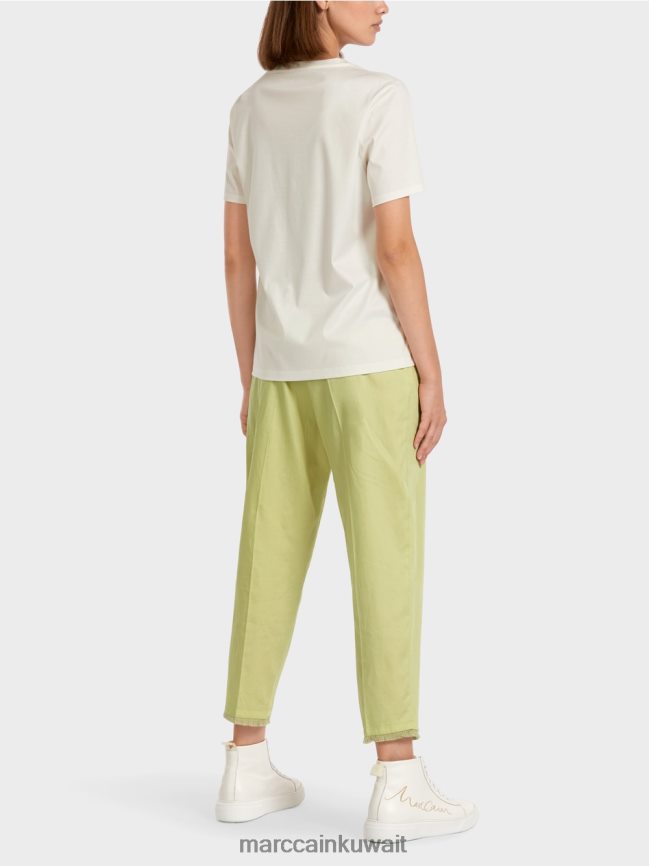 Marc Cain تي شيرت أنيق بمزيج من المواد LVN0D61418 ملابس أزور