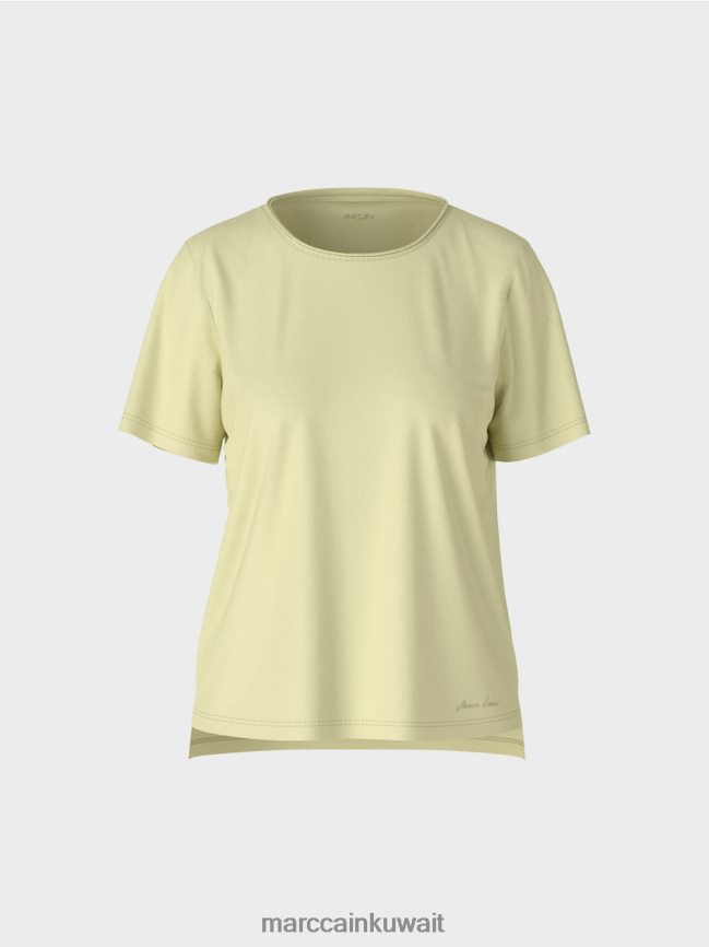 Marc Cain الجزء العلوي من القطن المطاطي LVN0D61420 ملابس نفس ناعم