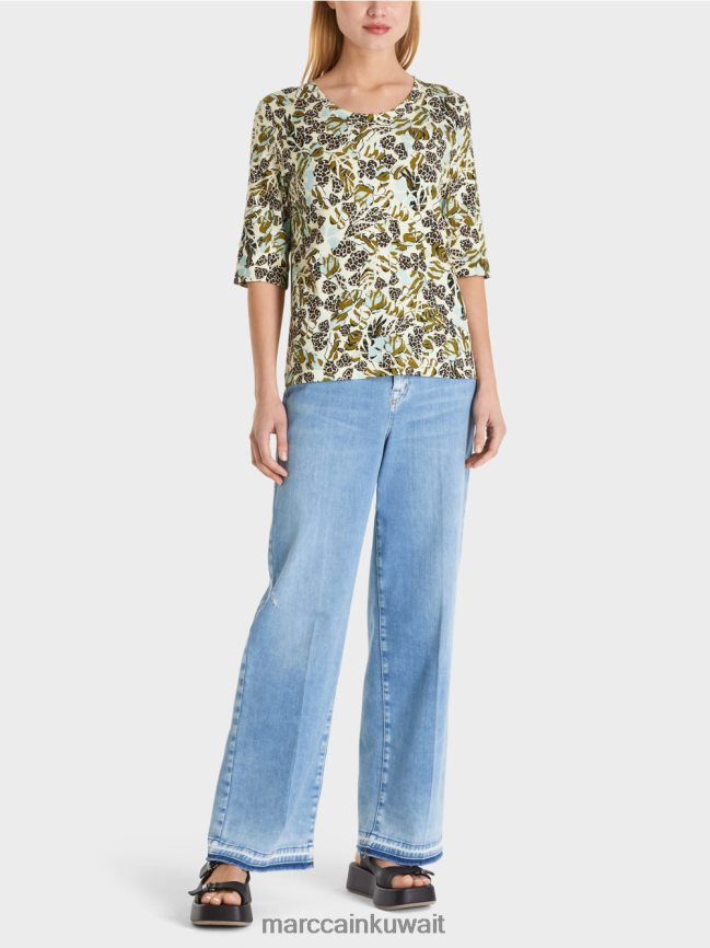 Marc Cain قميص مطبوع LVN0D61427 ملابس كوة ناعمة