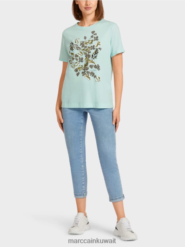 Marc Cain أعلى "إعادة التفكير معًا". LVN0D61428 ملابس كوة ناعمة