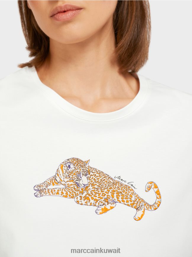 Marc Cain تيشيرت قطني بعبارة 