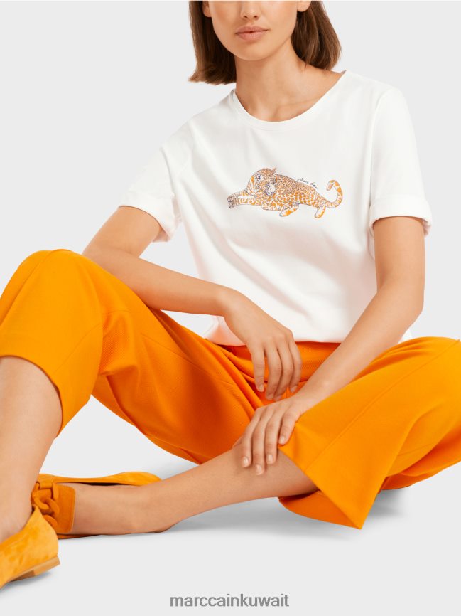 Marc Cain تيشيرت قطني بعبارة 