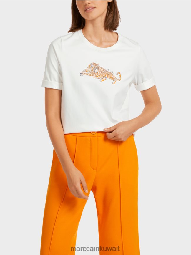 Marc Cain تيشيرت قطني بعبارة 