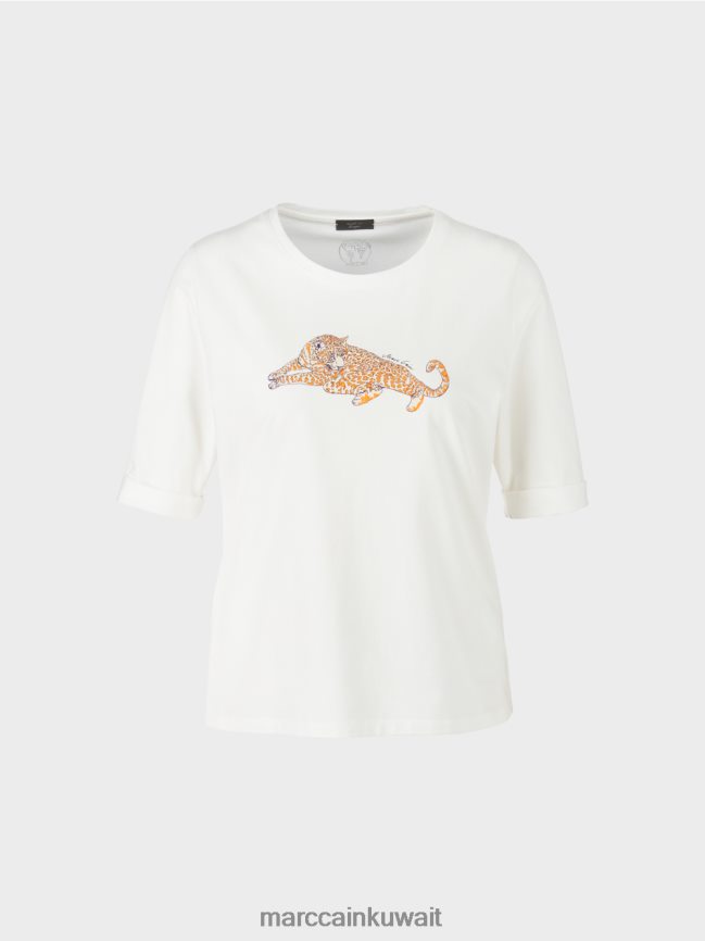 Marc Cain تيشيرت قطني بعبارة 