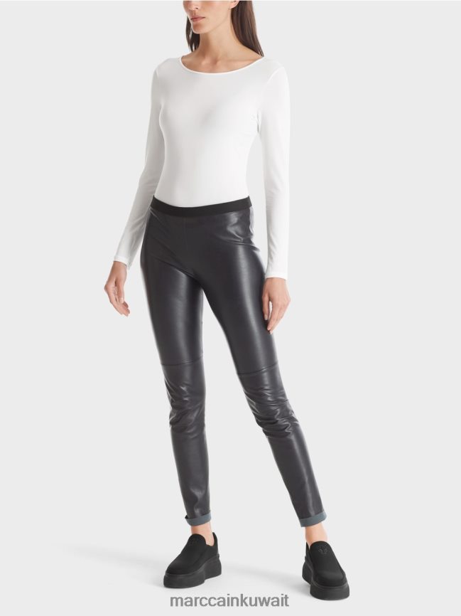 Marc Cain قميص رقيق بأكمام طويلة LVN0D61473 ملابس أبيض