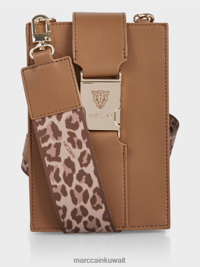 Marc Cain حقيبة كروس على شكل طولي LVN0D61499 ملحق الحلوى الساطعة