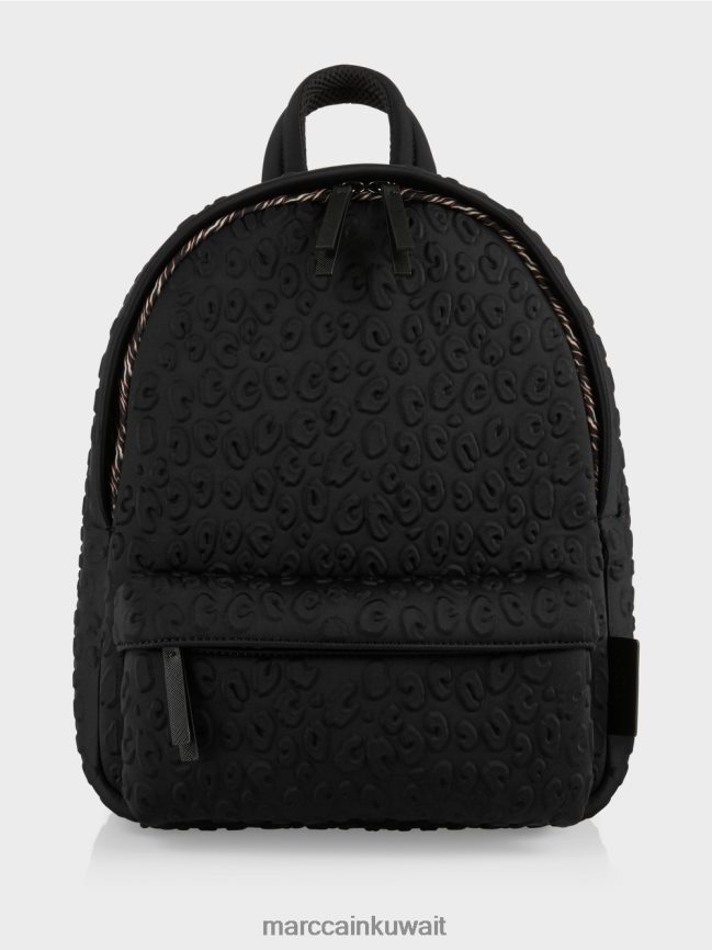 Marc Cain حقيبة ظهر مصنوعة من مادة تكنو LVN0D61510 ملحق أسود