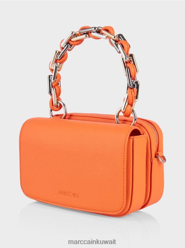 Marc Cain حقيبة كتف اثنين في واحد LVN0D61511 ملحق المرجان المشرق
